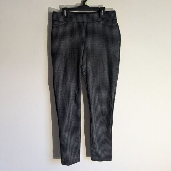 Calvin Klein Houndstooth Pull On Dress Pants Women's Size 6 - Picture 1 of 7